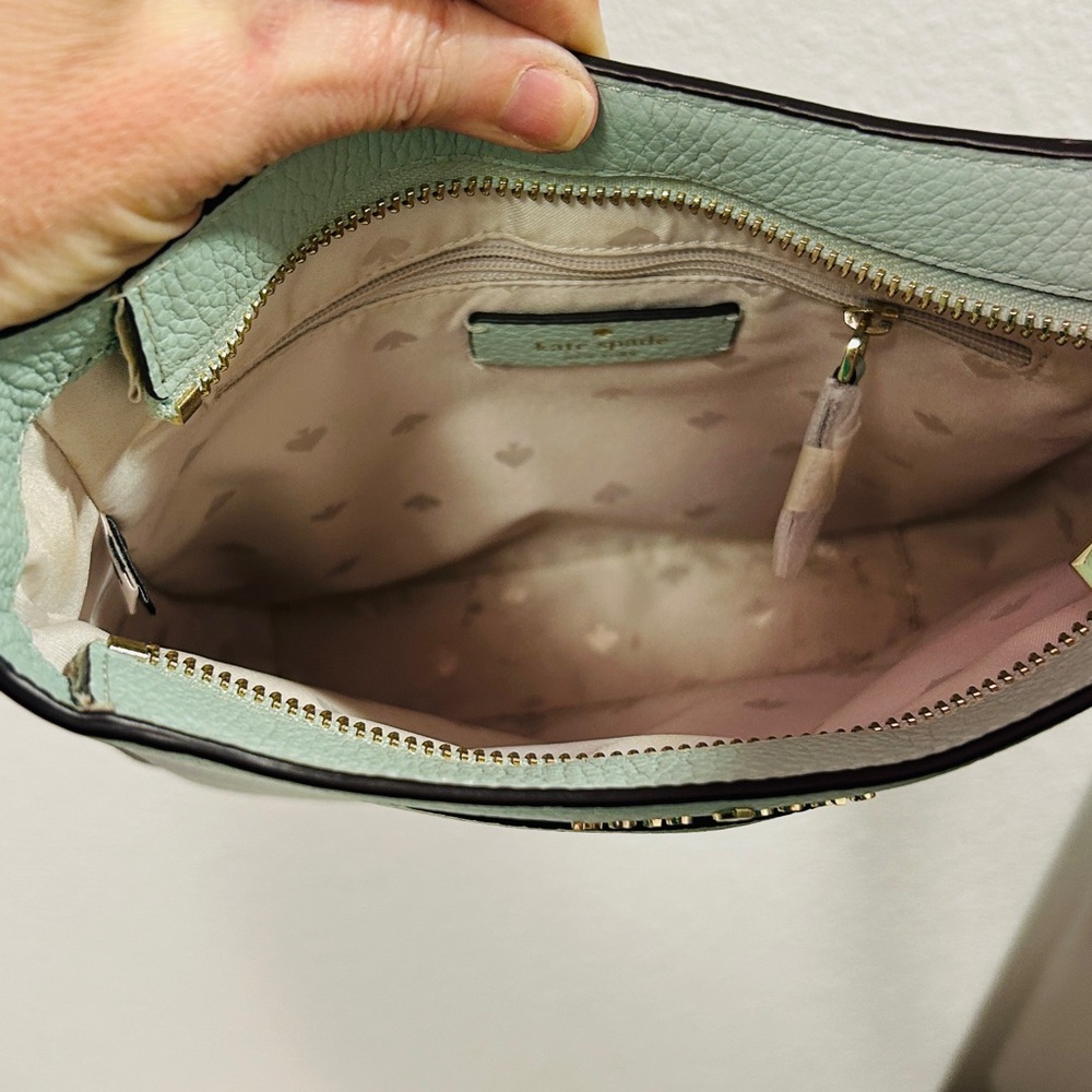 New Kate Spade Light Green Crossbody Bag - Picture 6 of 7